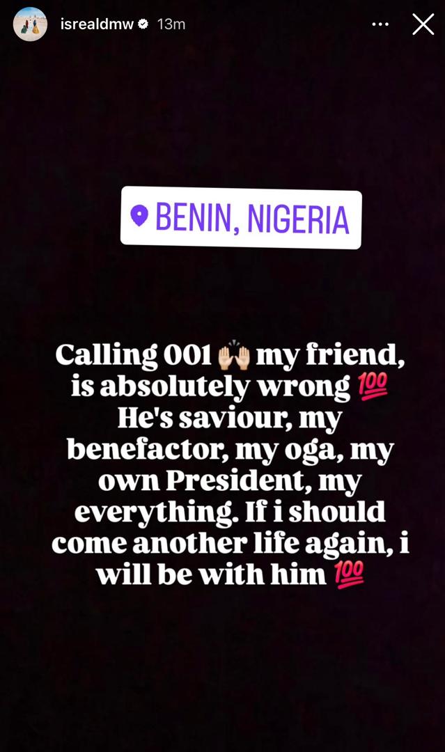 He’s saviour, my benefactor, my own President, my everything - Israel DMW shares updates on who his boss, Davido, is to him